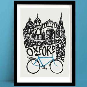 Travel Cards Copy: Oxford Print | University City Art