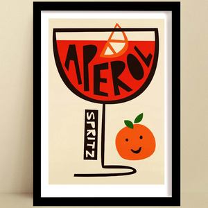 Cocktail Prints: Spritz Print | Classic Cocktail Wall Art