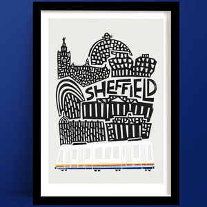 Uk City Prints: Sheffield