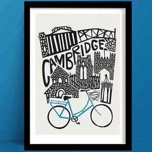 Uk City Prints: Cambridge