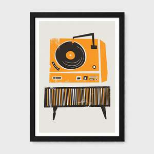 Bestsellers Art Prints: Vinyl Record Deck Print