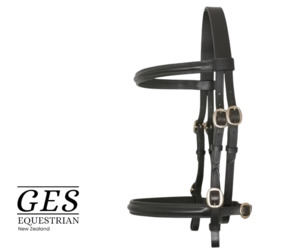 Bridles: In-hand Show Bridle-Raised-Havana Brown