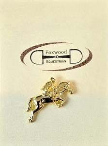 Rider Accessories: Jumping Horse Pin