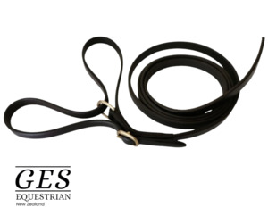 Bridle Accessories: In-hand Butterfly Lead-Havana Brown
