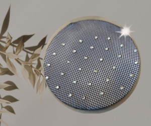 Rider Accessories: Black Rhinestone Bun Net Fine