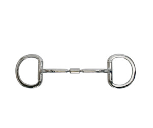 Horse Bits: Eggbutt With Roller large Ring- Small Pony/Mini