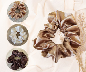 Hair Accessories Jewellery: Satin Scrunchie