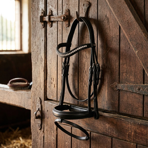Bridles: Monica Snaffle Bridle| Black