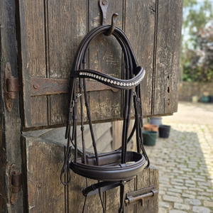 Bridles: Monica Snaffle Bridle| Havana Brown
