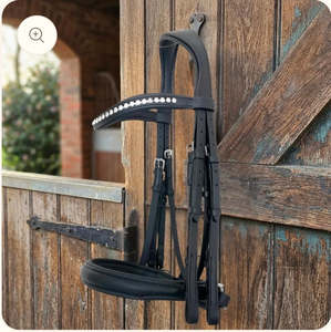 Bridles: GES Reno Double Bridle| Black