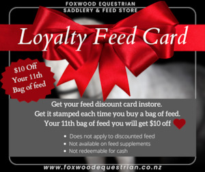 Horse Feed: In Store Loyalty Card