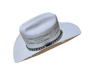 Hats: Western Hat- White