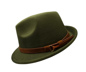Felt Fedora Hat - Forest