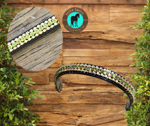 Miniature Horse: J Hook Noseband -Light Green