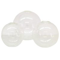 Home Decor: SIENNA VASE GLASS STYLE - (SET OF 3)