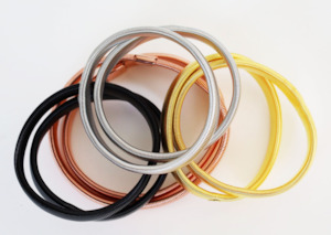 Archer House 1: STRETCH METAL ARMBANDS - GOLD