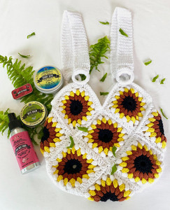 Products: Flower Power Bag - White or yellow Fpoc