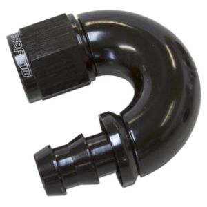 Hose Ends Push Lock: 180 Deg Full Flow Push Lock Aeroflow