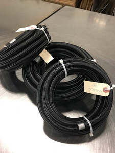 Hoses: Premium Black Nylon Race Hose Fragola