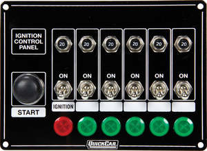Ignition: 6 Switches & 1 Button w/ Lights & Circuit Breakers