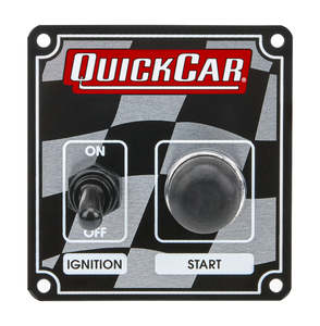 Ignition: Flag Plate, 1 Switch & 1 Button