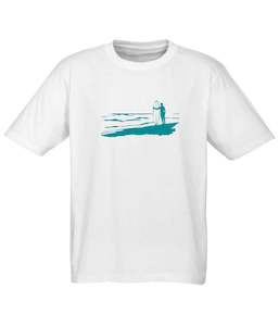 Whats The Tee Christchurch: Tee - Surf Dreamer Male (White)