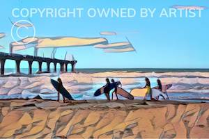 Posters Prints New Brighton: Done For The Day