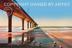 Posters Prints New Brighton: Shades of Late Afternoon