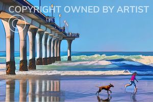 Wild Waves and Wet Sand