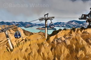 Posters Prints Iconic Christchurch: View Over the Top