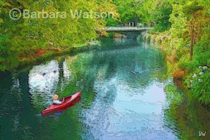 Posters Prints Iconic Christchurch: A Spot of Day Drifting