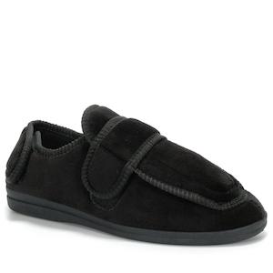 Mens Slippers: Grosby Francis Black