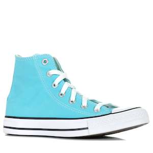 Womens High Top Sneakers: Converse Chuck Taylor All Star Hi Double Cyan