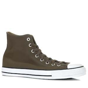 Mens High Top Sneakers: Converse Chuck Taylor All Star Leather High Top Engine Smoke