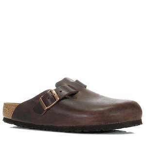 Unisex Sandals: Birkenstock Boston Oiled Leather Habana