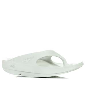 Unisex Sandals: Oofos OOriginal Thong Cosmic Grey