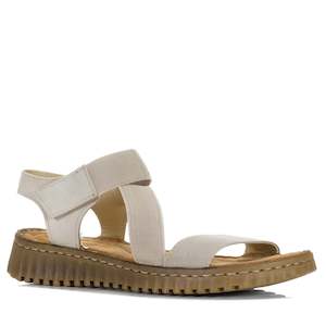 Womens Flat Sandals: Carlaverde CV755 Beige