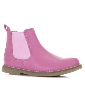 Kids Boots: Clarks Chelsea II Dark Mauve Leather