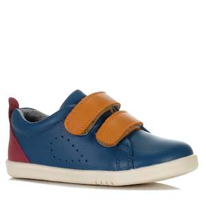 Toddlers Shoes: Bobux I-Walk Grass Court 640506 Tidal Teal Combo