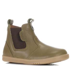 Toddlers Boots: Bobux I-Walk Jodhpur 620860 Olive/Toffee