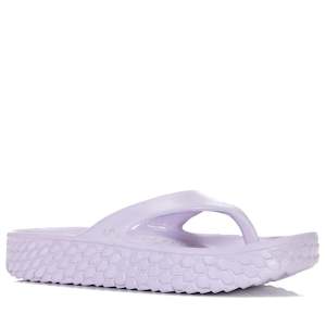 Womens Flat Sandals: DoubleU Kyoto Mystic Lilac
