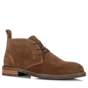 Unisex Boots: Lorenzo Fratelli Louis Tan Suede