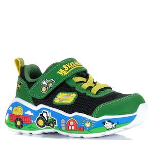 Kids: Skechers Infants' Play Scene Barn 407065N Green/Black