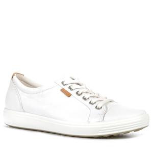 Womens Sale Shoes: Ecco Soft 7 430003 White Droid