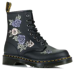 Womens Boots: Dr Martens 1460 Vonda Genix Nappa Black