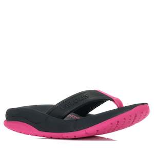 Womens Sale Sandals: Velous Active Flip Black/Pink
