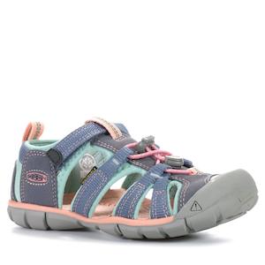 Youths Sandals: Keen Seacamp II Cnx Flintstone/Ocean Wave