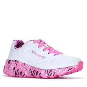 Skechers Kids' Uno Lite - Lovely Luv White/Pink 314976L