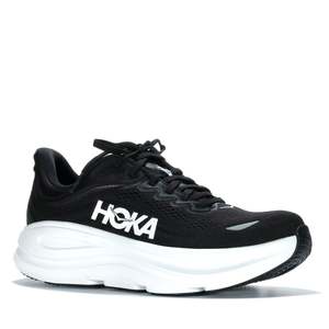 Hoka: Hoka Bondi 9 Wide (2E) Black/White