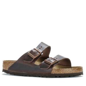 Unisex Sandals: Birkenstock Arizona Oiled Leather Habana